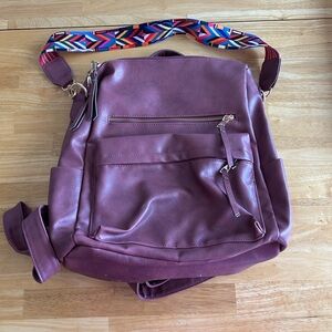 Modern+Chic Brielle Convertible Bag Rose